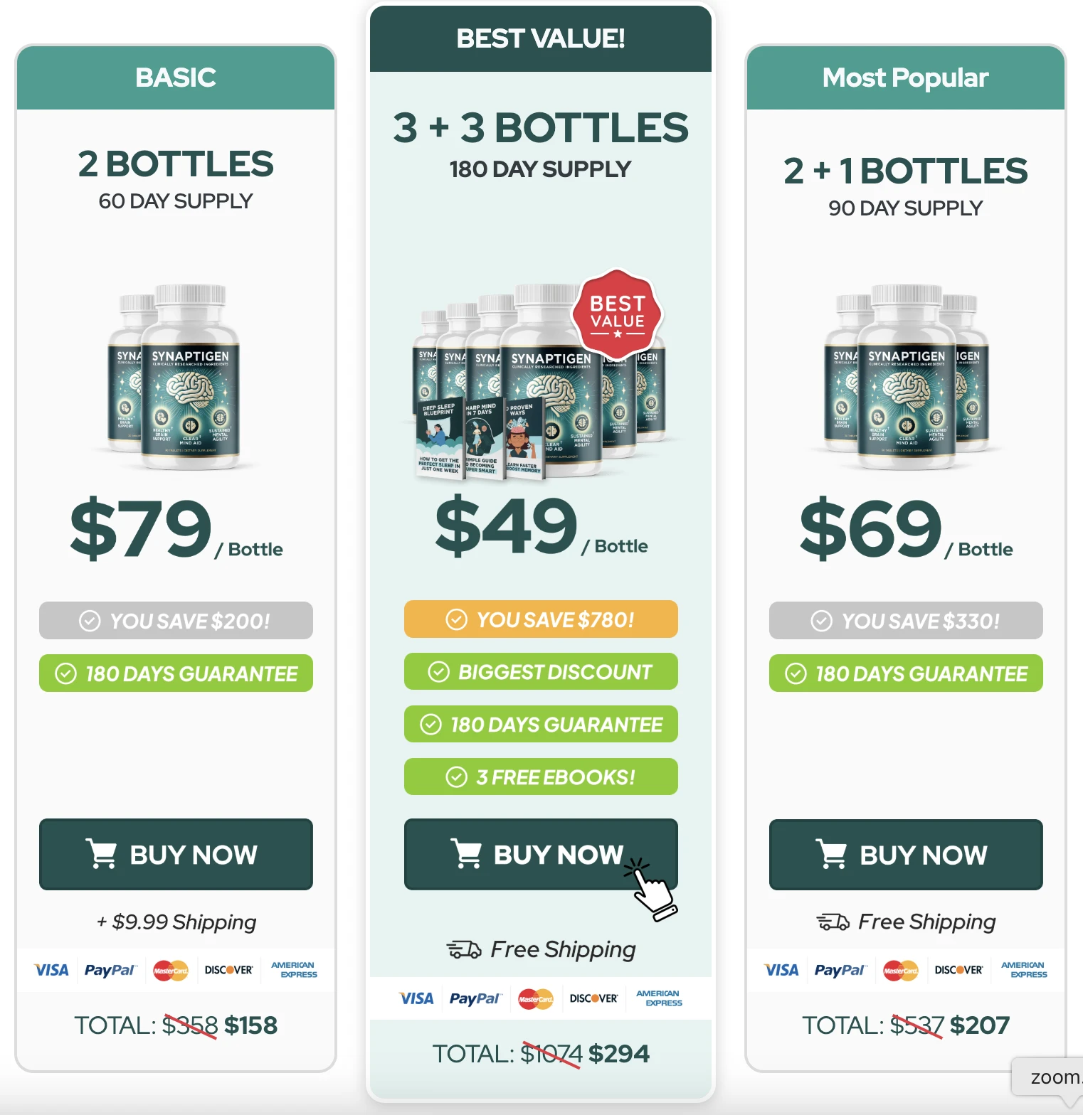 Synaptigen Order Official Website